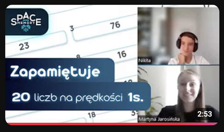Zapamiętywanie 20 słów i liczb w minutę! Trening Pamięci